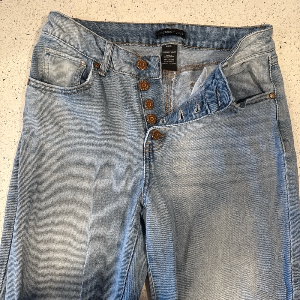 Sincerely Jules High Rise Light Blue Jeans